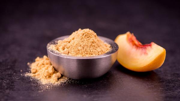 how to freeze dried peach powder in refrigerator at home