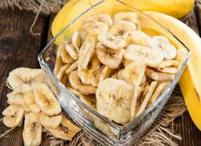 dried banana slices with complete explanations and familiarization